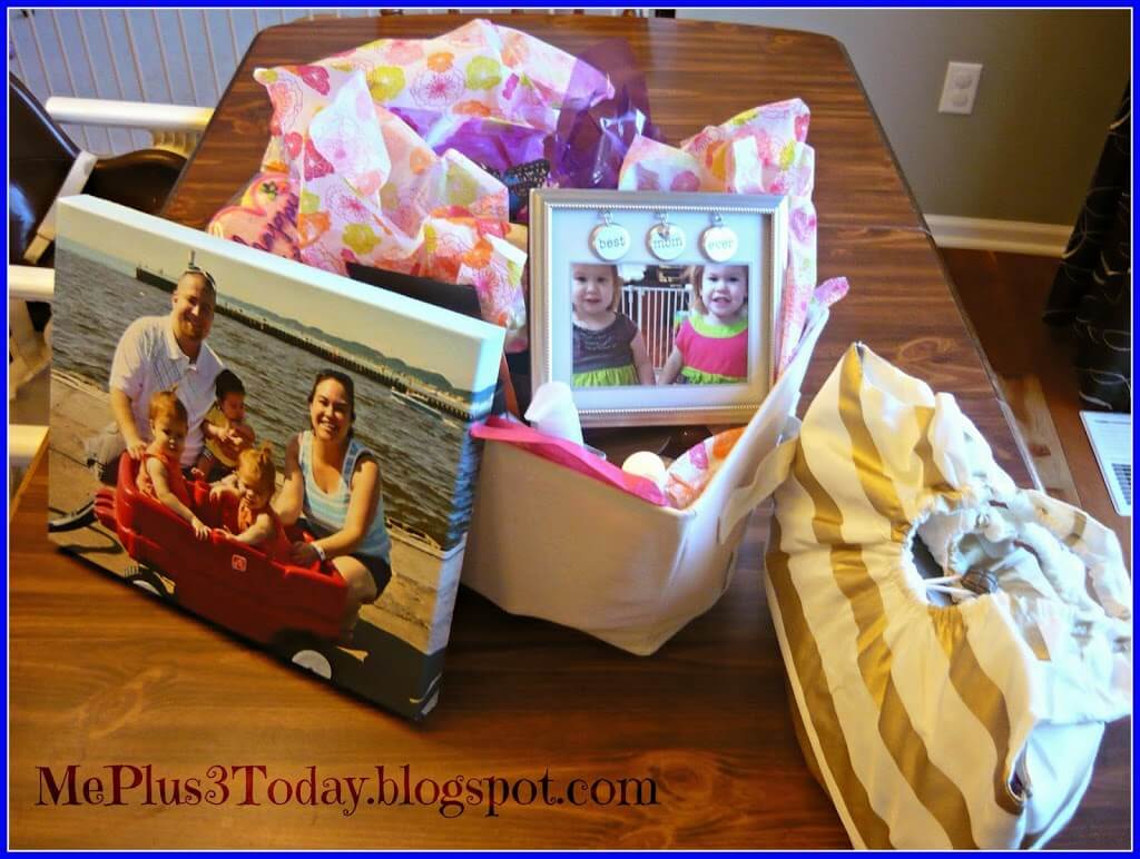 A special gift basket for my first Mother's Day as a Young Widow. How you can bring light to someone in a dark time... MePlus3Today.blogspot.com