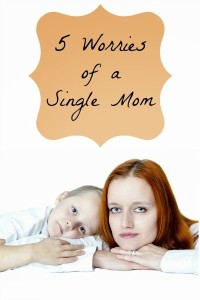 Monday Mourning Widow Series: 5 Worries of a Single Mom - www.MePlus3Today.com - What might be keeping single mothers awake at night as they worry about their children.