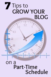 7 Tips to Grow Your Blog on a Part Time Schedule + Blogging Goal Update - Getting email subscribers - www.MePlus3Today.com