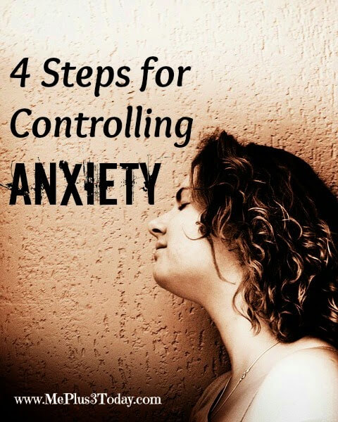 4 Steps for Controlling Anxiety - Monday Mourning Widow Series - Anxiety is a very real part of many of our lives. These 4 steps can help with controlling anxiety when you need a little extra help. 