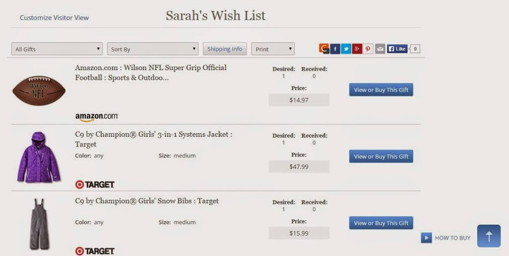 Act of Kindness Idea: Christmas Gift Wish List - Creating a registry of items that you would like family or friends to donate instead of purchasing gifts for you or your kids. - www.MePlus3Today.com