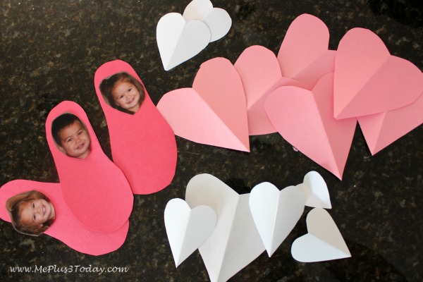 My Little Love Bugs - Personalized Picture Valentine's Day Craft - These would make a cute gift for grandparents or for kids to make at daycare or school to send home to parents! - www.MePlus3Today.com