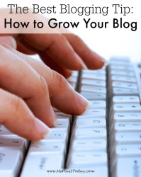 The Best Blogging Tip: How to Grow Your Blog - After 1 year of blogging, this is by far the best tip I've learned so far!