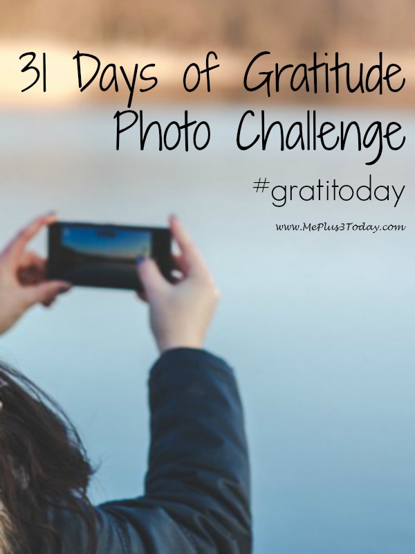Love the reason behind this 31 Days of Gratitude #Gratitoday Photo Challenge and that it's related to Acts of Kindness! Definitely joining in! www.MePlus3Today.com