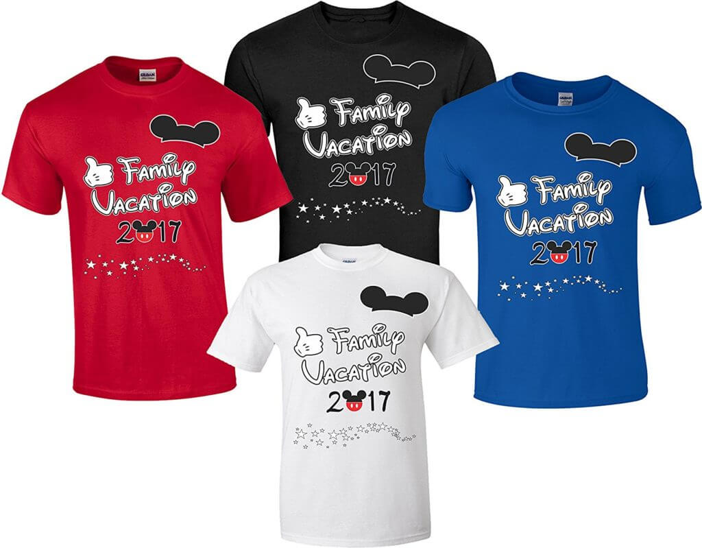 Perfect shirts for our trip to Disney World! 2017 Disney Family Vacation shirt w/ Mickey Ears