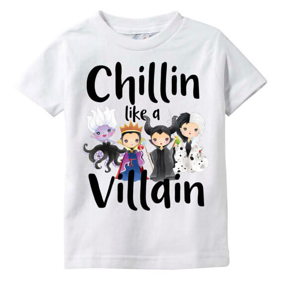 Oh my! This Chillin like a Villain shirt with Disney villains is too cute! Such a great shirt for a Disney World vacation.