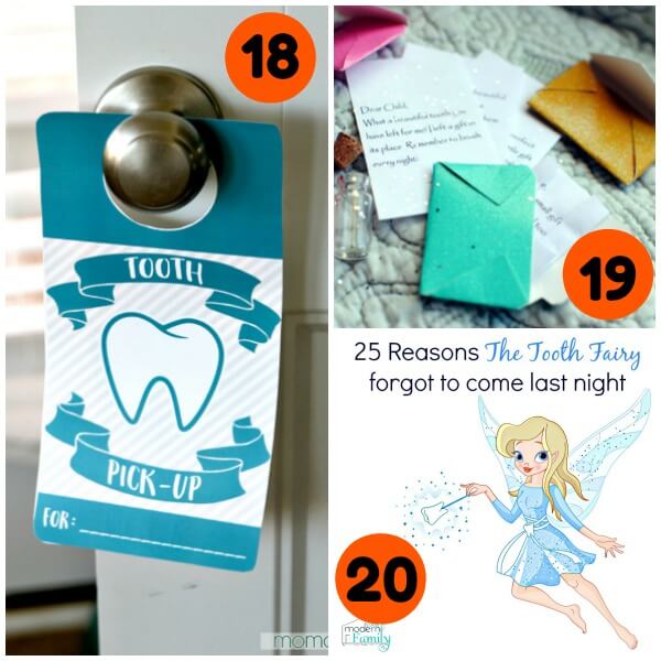 Adorable tooth fairy ideas and traditions for when your child loses a tooth! Includes tooth fairy pillows, tooth fairy boxes, tooth fairy letters, tooth fairy certificates and more!